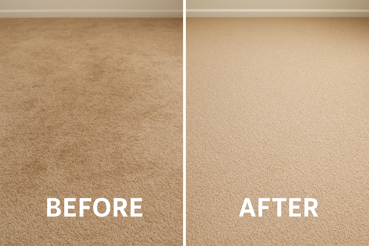 Professional cleaning team at work